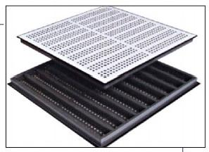 بلاط الأرضيات PVC للتحكم في ESD